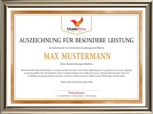 Auszeichnung